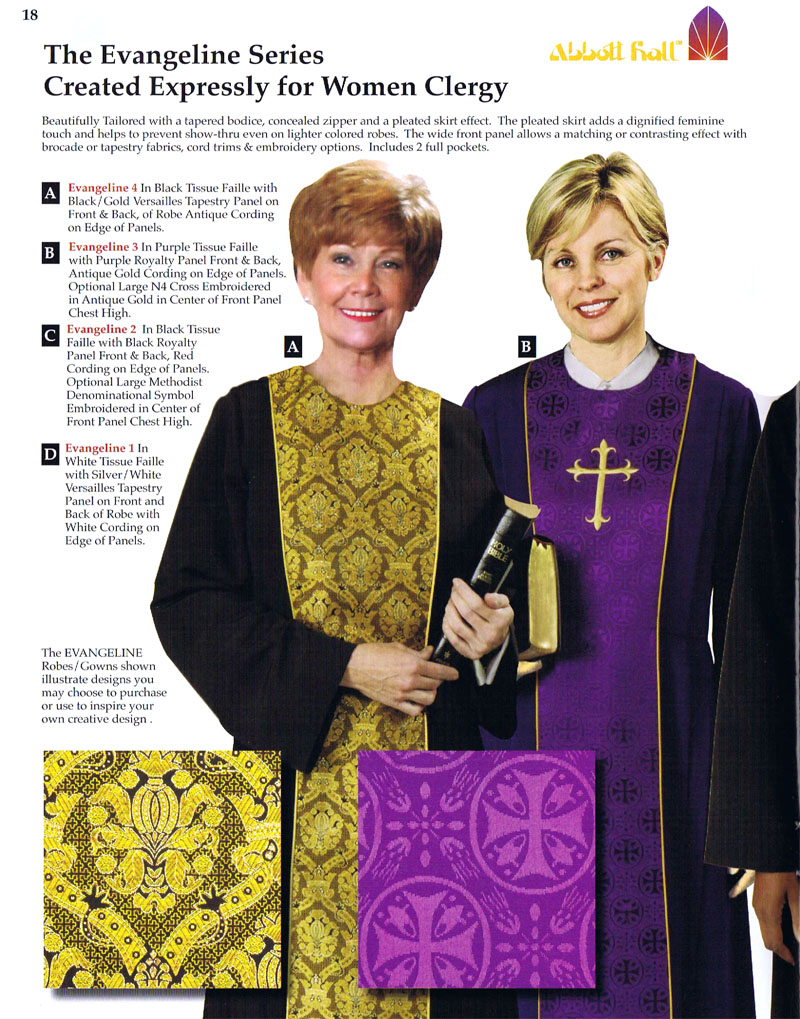 Women's Clergy Gowns | Abbott Hall