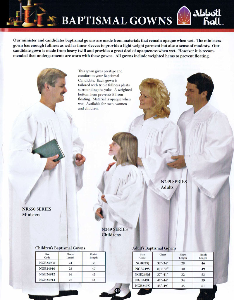 baptism clothes for adults